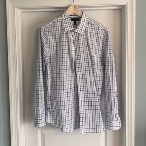 Banana Republic dress shirt white/blue